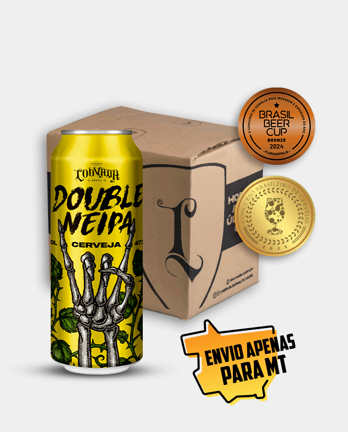 Pack 6 unidades Louvada Double Neipa 473ml
